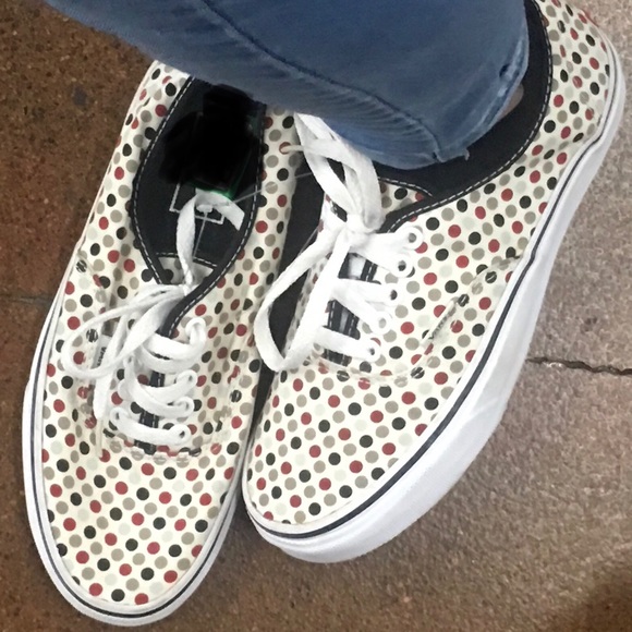 Vans Shoes - Polka dots Canvas Vans